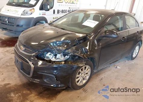 2017 Chevrolet Sonic Lt Auto из США, поврежденный, VIN 1G1JD5SHXH4118952